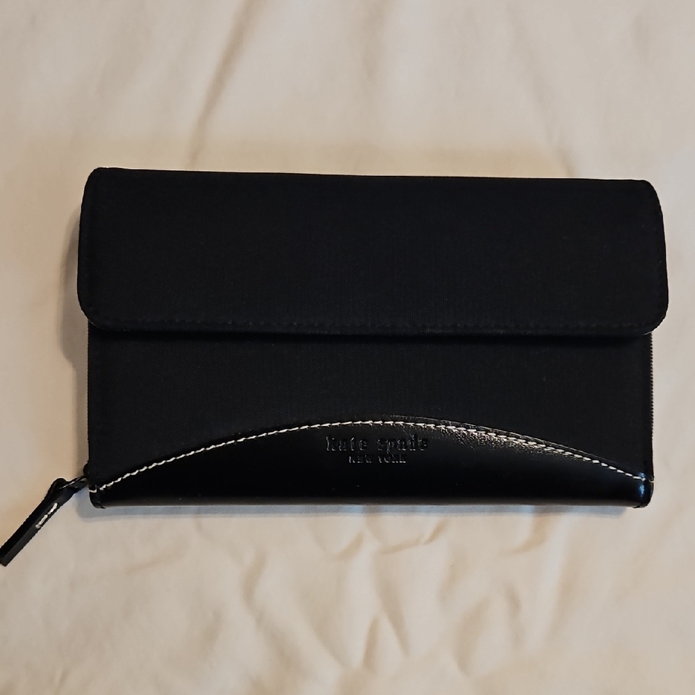Kate Spade "None Authentic" Black Wallet